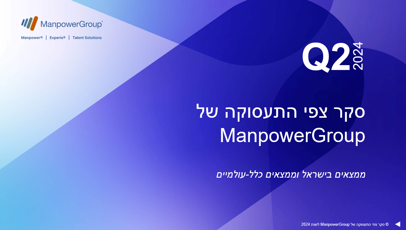 סקר צפי התעסוקה לרבעון השני של 2024